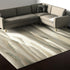 10' X 13' Blue and Gray Abstract Power Loom Area Rug